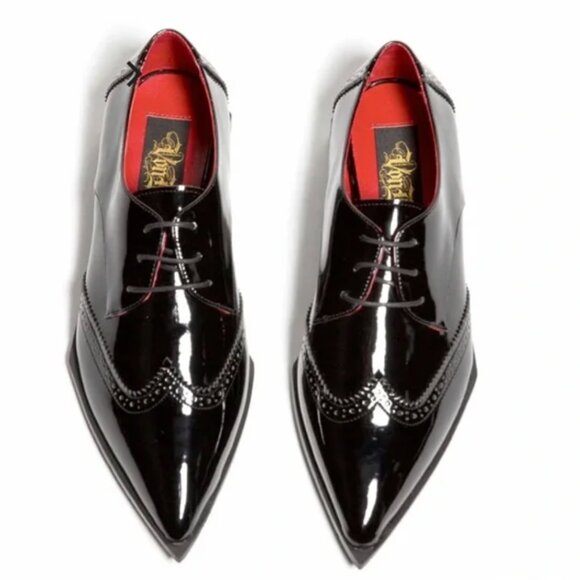 Kat Von D Shoes - Kat Von D Patent Leather Nina Oxford Loafer Women's size 7.5